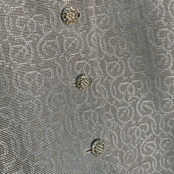 🟢 Toast of the Town Jones New York Suit Set Jacket Skirt New Made USA Taupe 14 - Picture 6 of 17